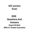 SAT Practice Test 2026 &vert; Digital SAT Full-Length Mock Exam & Study Guide PDF