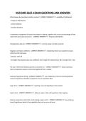 NUR 3405 QUIZ 4 EXAM QUESTIONS AND ANSWERS&period;