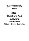 SAT Vocabulary 2026 &vert; Digital SAT High-Frequency Word List & Practice Guide PDF