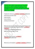 WHNP BOARDS Assessments Practice Questions with Verified Solutions New Modified Currently Tested and Approved 2026 New Update&period;