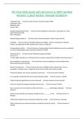 PCI Final 2026 Study with all Correct & 100&percnt; Verified Answers &vert;Latest Version &vert;Already Graded A&plus;