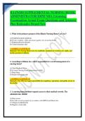 ILLINOIS SUPPLEMENTAL NURSING HOME ADMINISTRATOR IDPH NHA Licensing Examination Actual Exam Questions and Answers Plus Rationales Brand New&period;
