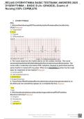 RELIAS&lowbar;DYSRHYTHMIA&lowbar;BASIC&lowbar;TESTBANK&lowbar;ANSWERS&lowbar;2024&lowbar;DYSRHYTHMIA&lowbar;&lowbar;&lowbar;&lowbar;&lowbar;BASIC&lowbar;B&lowbar;&lowbar;A&lowbar;&lowbar;GRADED&lowbar;&lowbar;&lowbar;Exams&lowbar;of&lowbar;Nursing