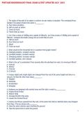 PORTAGE&lowbar;MICROBIOLOGY&lowbar;FINAL&lowbar;EXAM&lowbar;LATEST&lowbar;UPDATED&lowbar;JULY&lowbar;&lowbar;2023