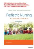TEST BANK Pediatric Nursing- A Case-Based Approach 2nd Edition by Tagher Knapp Chapters 1 - 34 &vert; All Chapters 