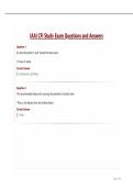 IAAI CFI Study Exam Questions and Answers&period;