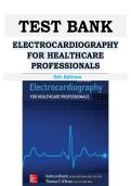 Test Bank Electrocardiography for Healthcare Professionals 5th Edition Booth & O&rsquo;Brien ISBN 9781260064773