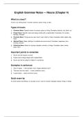 English grammar notes of nouns 
