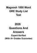 Magoosh 1000 GRE Word List &vert; Advanced Verbal Vocabulary Study Guide PDF