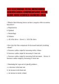 NCC ELECTRONIC FETAL MONITORING CERTIFICATION COMPREHENSIVE STUDY GUIDE WITH VERIFIED ANSWERS 2026