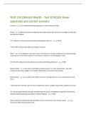 NUR 214 &lpar;Mental Health - Test 3&rpar; NCLEX Exam  questions and correct answers 
