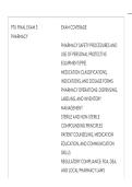 PTU&lowbar; FINAL EXAM 3 PHARMACY ACTUAL EXAM ALL QUESTIONS AND CORRECT ANSWERS LATEST UPDATE THIS YEAR-JUST RELEASED&period;pdf