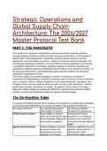 SCM 300 Exam Prep Test Bank Masterclass&colon; 2026&sol;2027 Global Supply Chain Architecture & Project Management &lpar;A&plus; Guaranteed Study Guide&rpar;