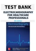 Test Bank Electrocardiography for Healthcare Professionals 5th Edition Booth & O&rsquo;Brien ISBN 9781260064773