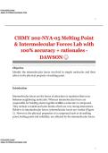 CHMY 202-NYA-05 &vert; Melting Point & Intermolecular Forces Lab &vert; with 100- accuracy &plus; rationales -DAWSON