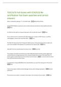 TCIC&sol;NCIC Exam questions and correct answers 