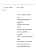 CDC Infection Preventionist Post Test Exam ACTUAL EXAM ALL QUESTIONS AND CORRECT ANSWERS LATEST UPDATE THIS YEAR-JUST RELEASED&period;