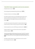 TCIC&sol;NCIC Exam questions and correct answers 