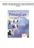 PRIMARY CARE ART AND SCIENCE OF ADVANCED PRACTICE NURSING-AN INTERPROFESSIONAL APPROACH 6TH EDITIONDUNPHY