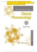 TEST BANK FOR iNTRODUCTORY CLiNiCAL PHARMACOLOGY 12TH EDiTiON BY SUSAN FORD CHAPTER 1-54 COMPLETE GUiDE&period;pdf