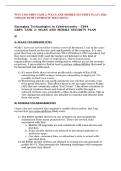 WGU C844 GRP1 TASK 2&colon; WLAN AND MOBILE SECURITY PLAN &vert; 2026 UPDATE WITH COMPLETE SOLUTIONS&period;