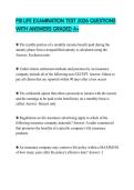 PSI LIFE EXAMINATION TEST 2026 QUESTIONS WITH ANSWERS GRADED A&plus;