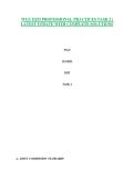 WGU D255 PROFESSIONAL PRACTICES TASK 2 &vert; LATEST UPDATE WITH COMPLETE SOLUTIONS