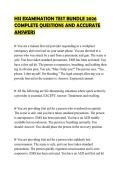HSI EXAMINATION TEST BUNDLE 2026 COMPLETE QUESTIONS AND ACCURATE ANSWERS