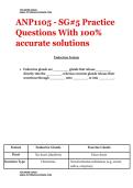 ANP1105 - SG&num;5 Practice Questions With 100&percnt; accurate solutions 