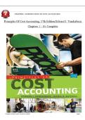 Principles of cost accounting 17th edition edward j vanderbeck maria r mitchell&period;
