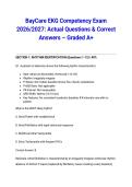 BayCare EKG Competency Exam 2026&sol;2027&colon; Actual Questions & Correct Answers &ndash; Graded A&plus;