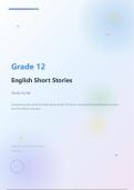 Grade 12 English Short Stories Study Guide &lpar;CAPS&rpar; &ndash; Summaries&comma; Themes&comma; Conflict & Exam Tips