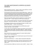 FAA AME QUESTIONS WITH VERIFIED ACCURATE ANSWERS