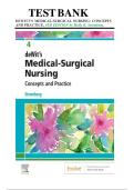 Medical-Surgical Nursing&colon; Concepts & Practice &lpar;4th Edition&rpar; &ndash; Practice Questions & Study Guide &lpar;Original&rpar; &vert; deWit