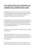 HUD&lowbar;CERTIFICATION&lowbar;EXAM&lowbar;QUESTIONS&lowbar;AND&lowbar;ANSWERS&lowbar;2026&lowbar;COMPLETE&lowbar;STUDY