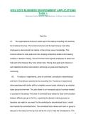 WGU D078 BUSINESS ENVIRONMENT APPLICATIONS TASK 1