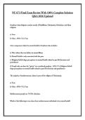 NU 673 Final Exam Review With 100&percnt; Complete Solution Q&A 2026 Updated