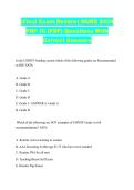 &lpar;Final Exam Review&rpar; NURS 5434 FNP III &lpar;PDF&rpar; Questions With Correct Answers