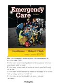 Emergency Care &lpar;EMT&rpar;&comma; 12th Edition by Daniel Limmer  EMT Study Guide & Practice Questions &mdash; EMT‑B &sol; EMT‑I Test Prep &vert; Airway&comma; Trauma&comma; Medical Emergencies&comma; Assessment