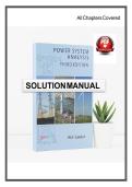 OWER SYSTEM ANALYSIS BY HADI SAADAT 3RD EDITION SOLUTION MANUAL &ndash; ECE 430 COMPLETE CHAPTER 1-12 SOLUTIONS WITH MATLAB 