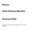 2026 AS-LEVEL EDEXCEL CHEMISTRY PAPER 1 WITH MARK SCHEME