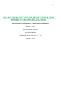 WGU D157 HIP PAPER TEMPLATE LENOXTURNIN &vert;LATEST UPDATES WITH COMPLETE SOLUTIONS