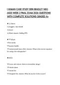 I HUMAN CASE STUDY ERIN BRADLEY NSG 6420 WEEK 2 FINAL EXAM 2026 QUESTIONS WITH COMPLETE SOLUTIONS GRADED A&plus;