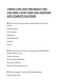 I HUMAN CASE STUDY ERIN BRADLEY NSG 6420 WEEK 2 STUDY GUIDE 2026 QUESTIONS WITH COMPLETE SOLUTIONS