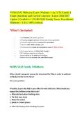 NURS 5432 Midterm Exam &lpar;Modules 1&ndash;6&rpar; &vert; UTA Family I Exam Questions and Correct Answers &vert; Latest 2026&sol;2027 Update &vert; Graded A&plus; &vert; NURS 5432 Family Nurse Practitioner Midterm &ndash; UTA &vert; 100&percnt; Solved&period;
