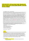 NURS 5432 FNP 1 All Exams Study Guide &vert; Questions and Answers &lpar;With Notes&rpar; &vert; Latest Update 2026&sol;2027 &vert; University of Texas&comma; Arlington