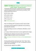 NURS 142 Midterm Questions and Correct Answers&sol;  Latest Update &sol; Already Graded 