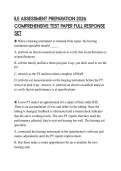 ILE ASSESSMENT PREPARATION 2026 COMPREHENSIVE TEST PAPER FULL RESPONSE SET