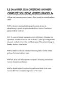 ILE EXAM PREP 2026 QUESTIONS ANSWERS COMPLETE SOLUTIONS VERIFIED GRADED A&plus;