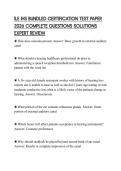 ILE IHS BUNDLED CERTIFICATION TEST PAPER 2026 COMPLETE QUESTIONS SOLUTIONS EXPERT REVIEW